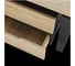 Стол офисный Kobor  P/2-160/160 black/natural 215906 3
