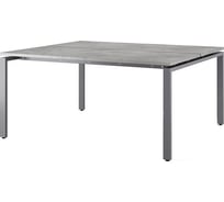 Стол офисный Kobor  P/2-160/120 graphite/chicago 215954