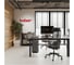 Стол офисный Kobor P/2-160/120 graphite/chicago 215954 3