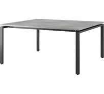 Стол офисный Kobor  P/2-160/140 black/chicago 215857