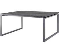 Стол офисный Kobor  P/2-160/160 graphite/wood 215989