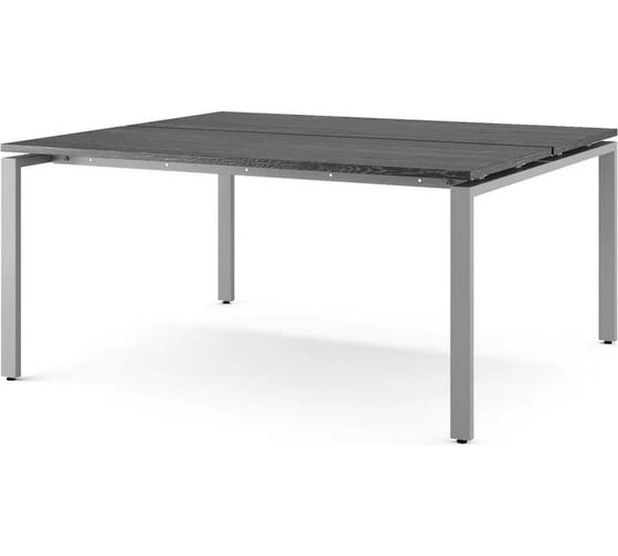 Стол офисный Kobor  P/2-140/160 aluminum/wood 216092