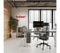 Стол офисный Kobor P/2-160/140 white/chicago 216169 3