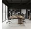 Стол офисный Kobor  P/2-180/120 aluminum/natural 216101 2