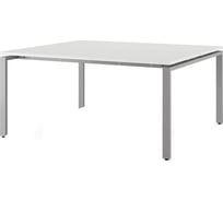 Стол офисный Kobor  P/2-160/120 aluminum/premium 216037