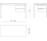 Стол офисный Kobor  P/2-180/140 aluminum/premium 216045 2