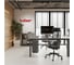 Стол офисный Kobor P/2-180/120 aluminum/chicago 216059 5
