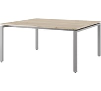 Стол офисный Kobor  P/2-180/160 aluminum/natural 216115