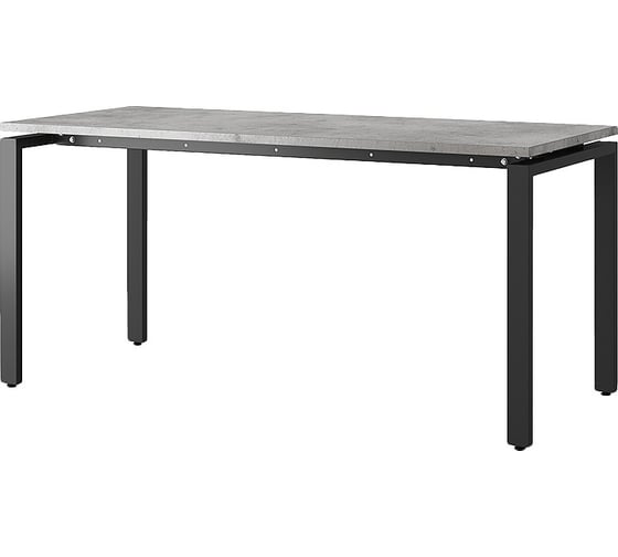 Стол офисный Kobor P-120/70 black/chicago 210031