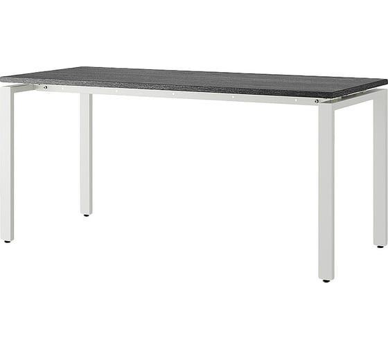 Стол офисный Kobor  P-120/80 white/wood 210371