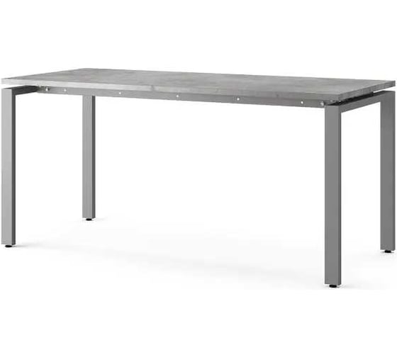 Стол офисный Kobor  P-120/70 aluminum/chicago 210239