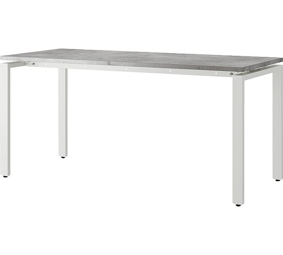 Стол офисный Kobor P-120/80 white/chicago 210350