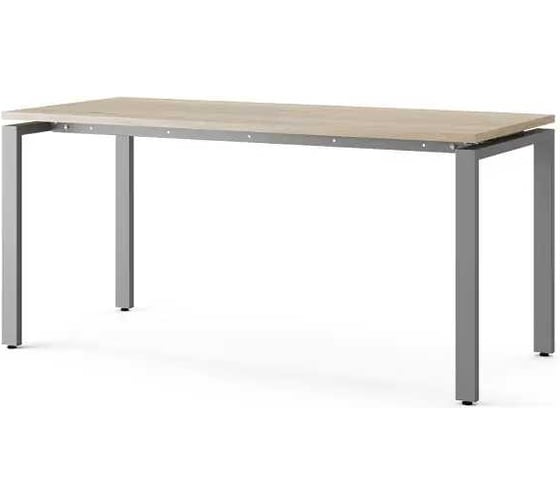 Стол офисный Kobor  P-120/70 aluminum/natural 210281