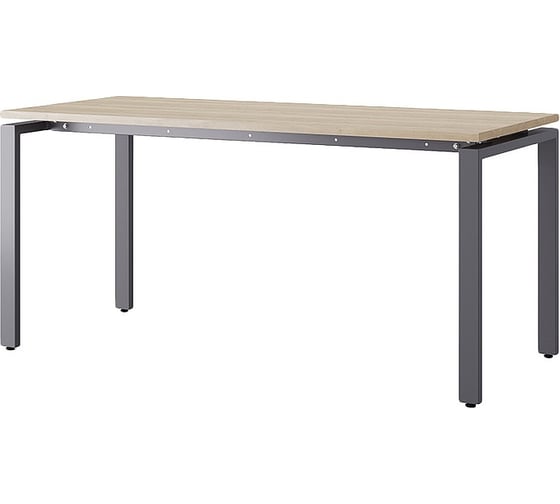 Стол офисный Kobor  P-160/80 graphite/natural 210186