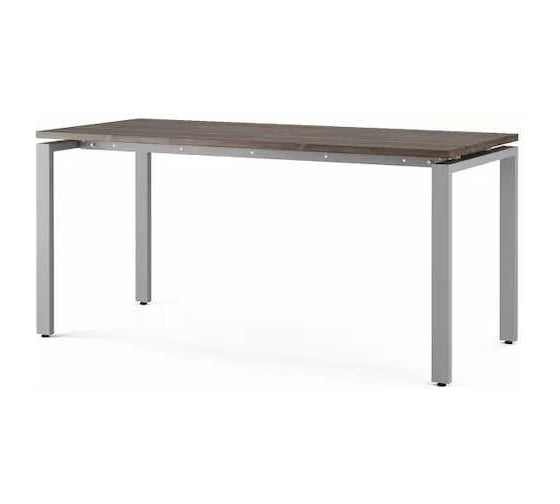 Стол офисный Kobor  P-160/60 aluminum/charlston 210297