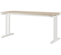 Стол офисный Kobor  T-160/80 white/natural 212890