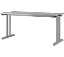 Стол офисный Kobor T-140/80 aluminum/chicago 212743