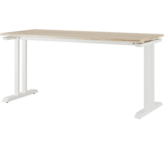Стол офисный Kobor T-140/80 white/natural 212889