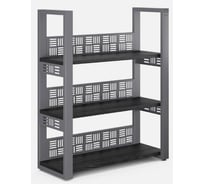 Стеллаж открытый Kobor SО3-100/36 graphite/wood 221325