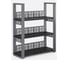 Стеллаж открытый Kobor SО3-100/36 graphite/wood 221325 1
