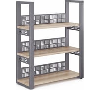 Стеллаж открытый Kobor SО3-80/36 graphite/natural 220141