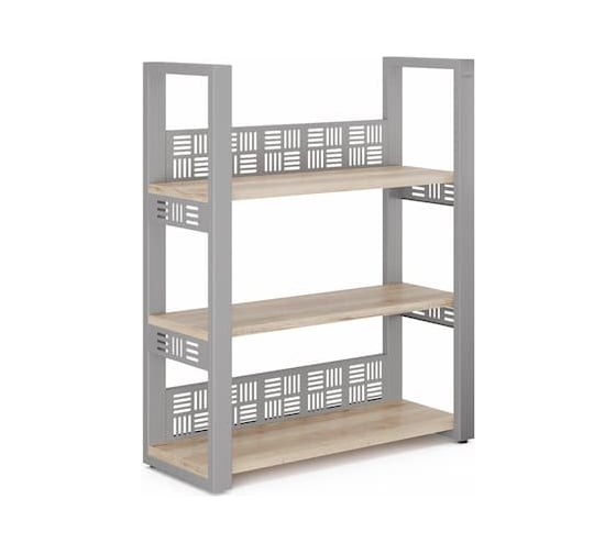 Стеллаж открытый Kobor SО3-80/36 aluminum/natural 220156