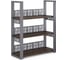 Стеллаж открытый Kobor SО3-60/36 graphite/charlston 220145 1