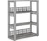 Стеллаж открытый Kobor ST3-80/36 aluminum/chicago 221373 1