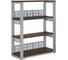 Стеллаж открытый Kobor ST3-80/36 aluminum/charlston 220221 1