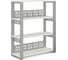 Стеллаж открытый Kobor ST3-80/36 aluminum/premium 220211 1