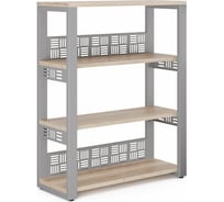 Стеллаж открытый Kobor ST3-80/36 aluminum/natural 220216