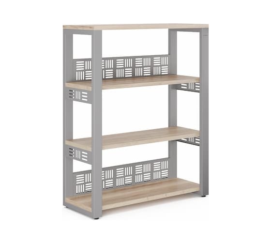 Стеллаж открытый Kobor ST3-80/36 aluminum/natural 220216