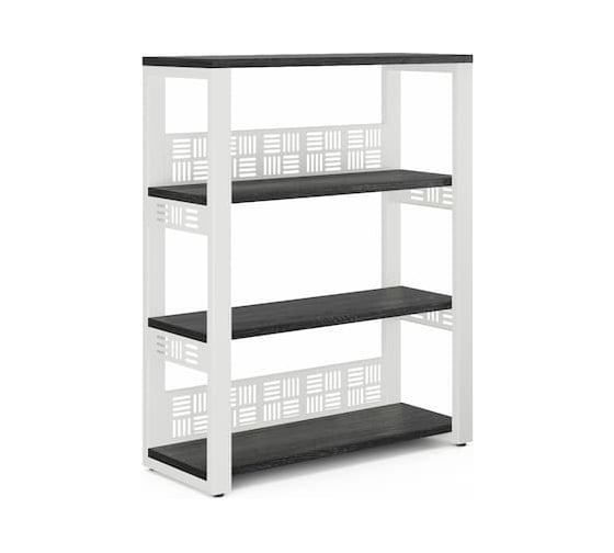 Стеллаж открытый Kobor ST3-60/36 white/wood 221389