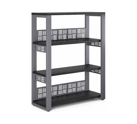Стеллаж открытый Kobor ST3-80/36 graphite/wood 221368
