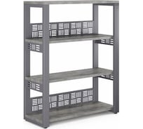 Стеллаж открытый Kobor ST3-80/36 graphite/chicago 221362