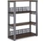 Стеллаж открытый Kobor ST3-80/36 graphite/charlston 220206 1