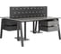 Стол офисный Kobor A/2-140/120 black/chicago 216265 2