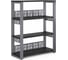 Стеллаж открытый Kobor ST3-60/36 graphite/wood 221367 1