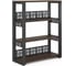 Стеллаж открытый Kobor ST3-80/36 black/charlston 220191 1