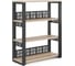 Стеллаж открытый Kobor ST3-80/36 black/natural 220186 1