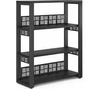 Стеллаж открытый Kobor ST3-80/36 black/wood 221357
