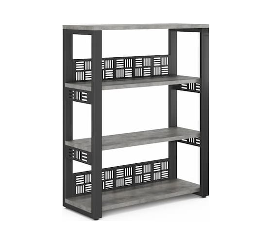 Стеллаж открытый Kobor ST3-80/36 black/chicago 221351