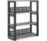 Стеллаж открытый Kobor ST3-80/36 black/chicago 221351 1