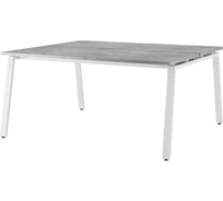 Стол офисный Kobor A/2-160/120 white/chicago 216578