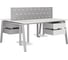 Стол офисный Kobor A/2-160/140 aluminum/premium 216460 2