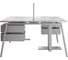 Стол офисный Kobor A/2-160/140 aluminum/chicago 216481 3