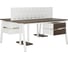 Стол офисный Kobor A/2-160/120 white/charlston 216641 2