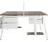 Стол офисный Kobor A/2-160/120 white/charlston 216641 3