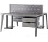 Стол офисный Kobor A/2-160/120 graphite/chicago 216370 3