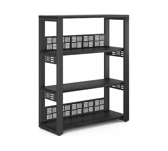 Стеллаж открытый Kobor ST3-60/36 black/wood 221356